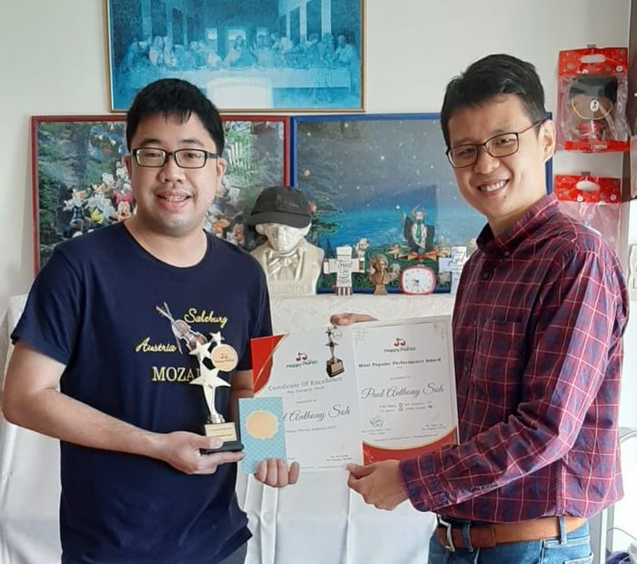 Meet Paul Anthony Soh, Best Musicality Award of The Happy Pianist Festival 2020